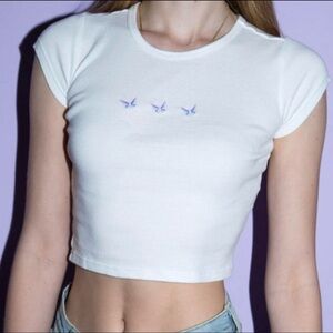 Brandy Melville Ashlyn Butterfly Top